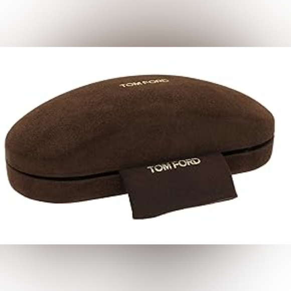 Tom Ford Medium Dark Brown Sunglass Case - Picture 1 of 7
